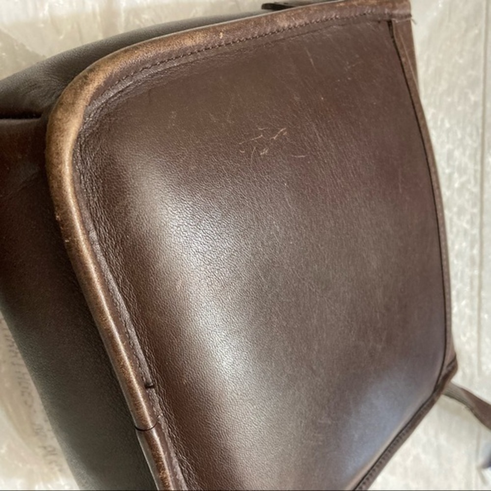 Coach vintage brown leather companion legacy messenger crossbody bag 9076 - Picture 6 of 16
